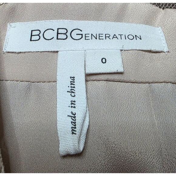 BCBGENERATION NATURAL POLYESTER TUTU VDN6P752/DC1111 DRESS SIZE 0 - Picture 2 of 16